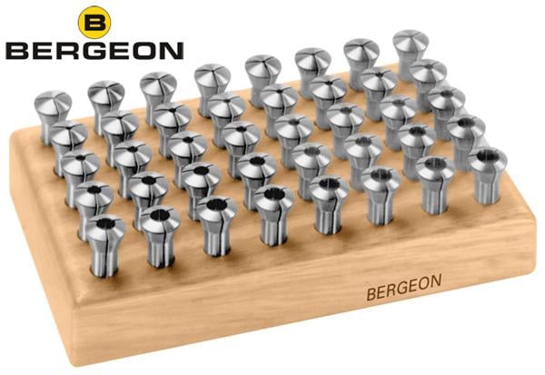 Set of Lathe Collets Bergeon 1766-21B