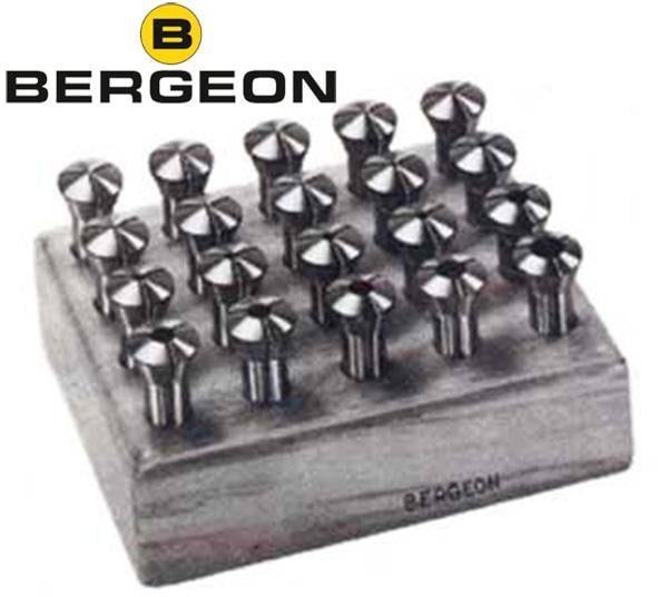 Set of Lathe Collets Bergeon 1766-21F