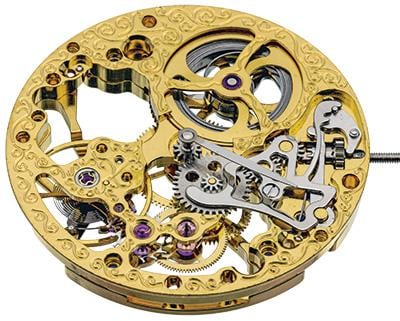 Ø37.2mm (H4.52mm) 9910 Gold, Scroll Pattern