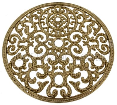 Mask Ø130mm (Brass Colour)