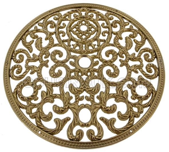 Mask Ø130mm (Brass Colour)