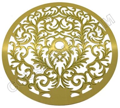 Mask Ø130mm (Brass Colour)