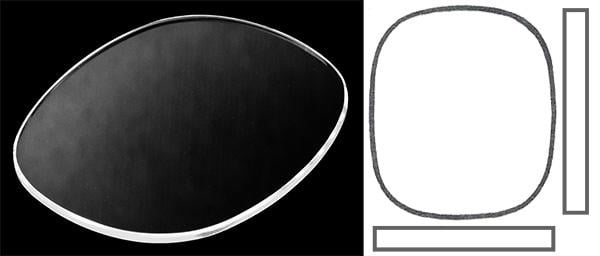 27.50mm x 22.20mm (T0.80mm) Audemars Piguet