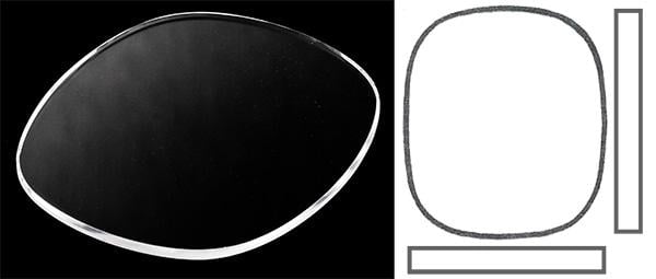 24.50mm x 21.40mm (T0.80mm) Audemars Piguet