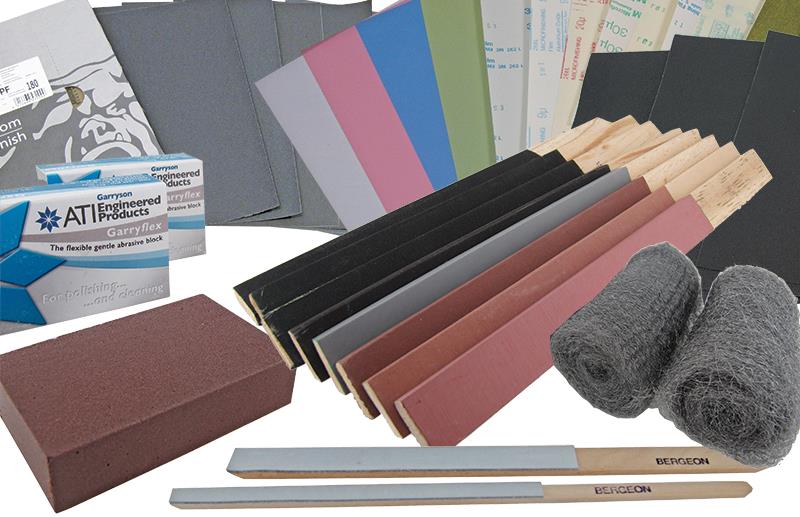 Abrasives: Blocks, Buffs, Discs, Film, Paper & Sticks