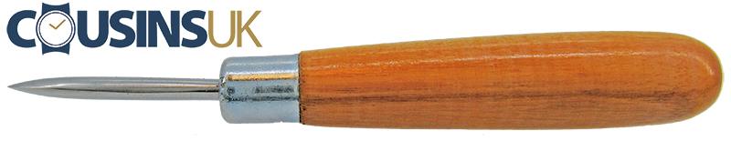 Straight Burnisher with Wooden Handle