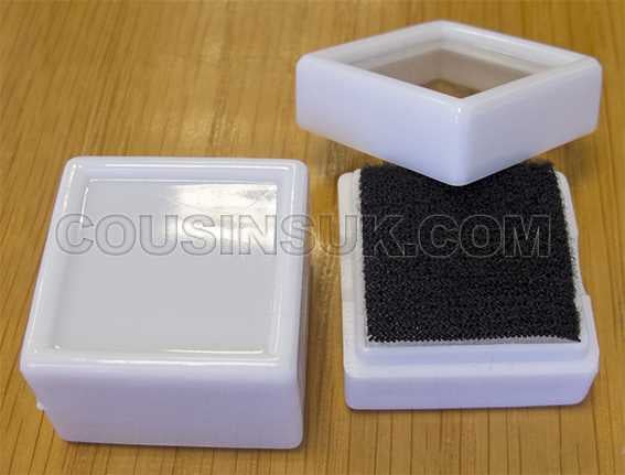 White Box (Black/White Padding), 30 x 30mm