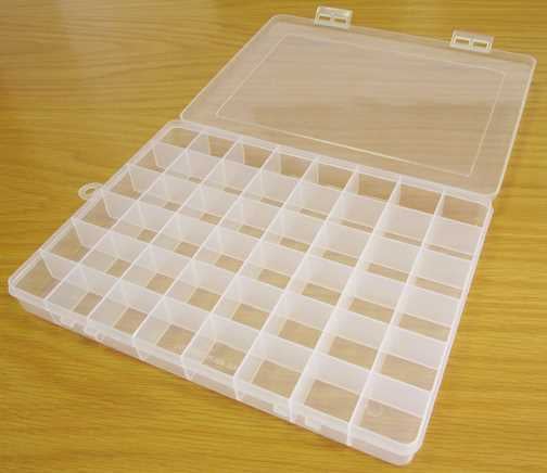 300 x 220 x 35mm, 48 Compartment