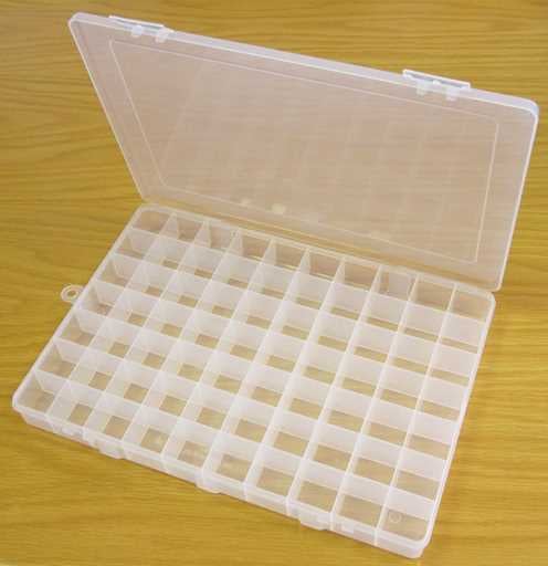 375 x 260 x 40mm, 72 Compartment