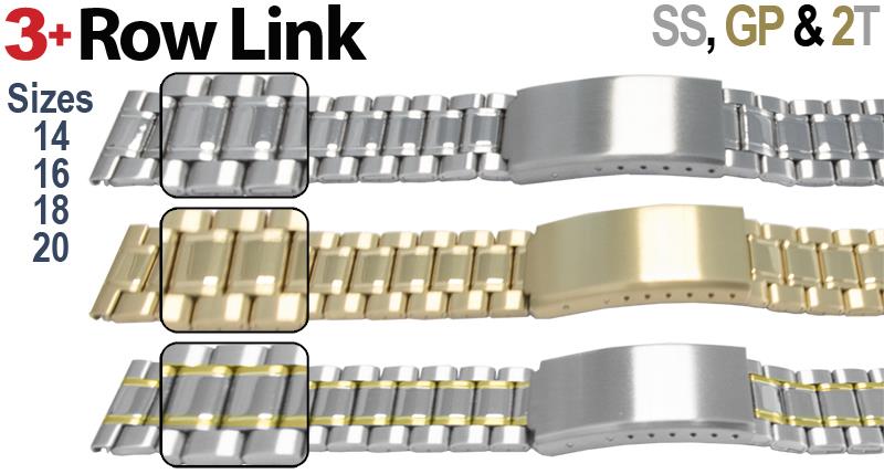 Satin & Mirror Centre Link with Satin Edges