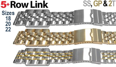 20, 22, 24mm Full Mirror Links