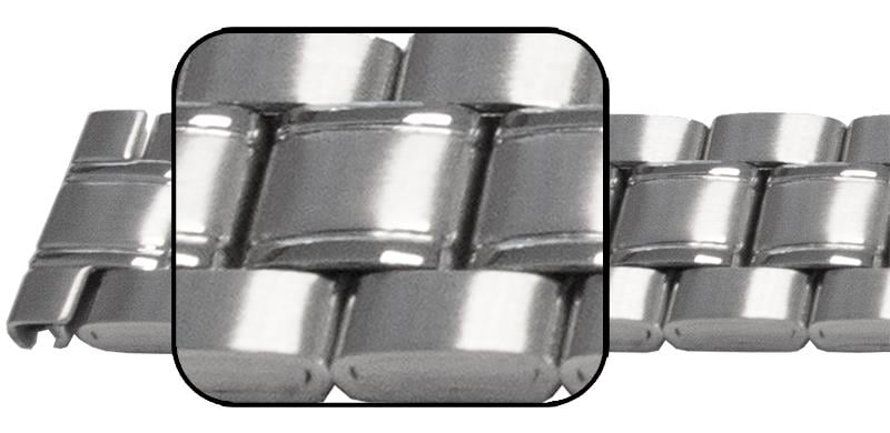 14mm (14x14) Row 2 Part Mirror, SS, Safety Clasp