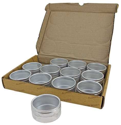Ø45mm x 20mm Aluminium Tins