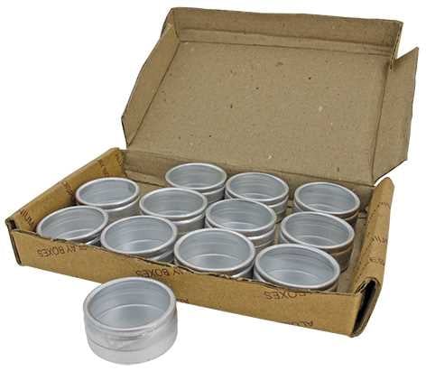 Ø30mm x 15mm Aluminium Tins