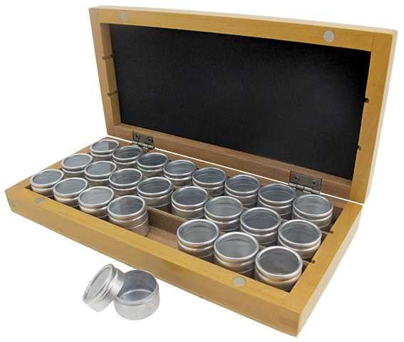 24 x Ø22mm Round Compartments