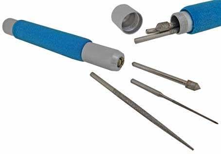 Diamond Coated Reamer Set, with Handle