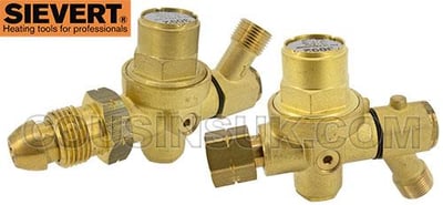 Sievert Fixed Regulators with Hose Failure Safety Valve