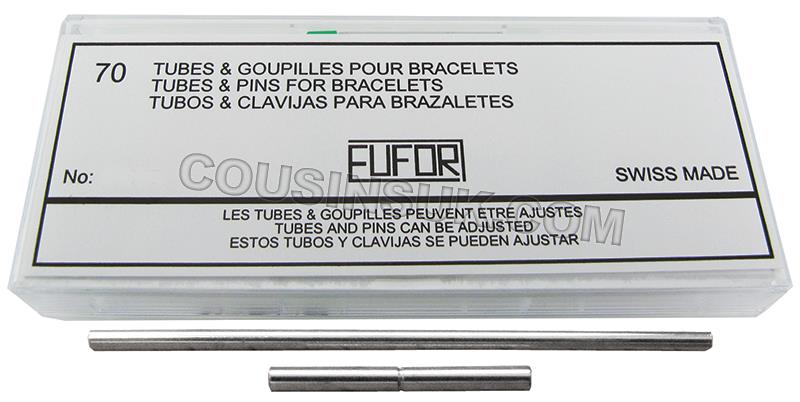 Tubes & Pins for Watch Bracelets, Swiss
