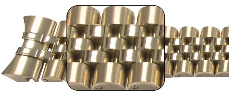 Gents (20mm) Curved Ends, GP, Solid (65g)