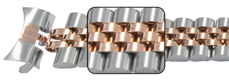 Midi (17mm) Curved Ends, 2T Rose