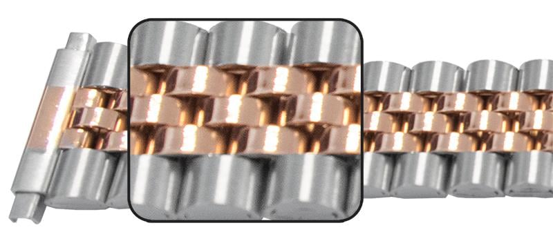 Gents (18/24mm) Spring Ends, 2T Rose
