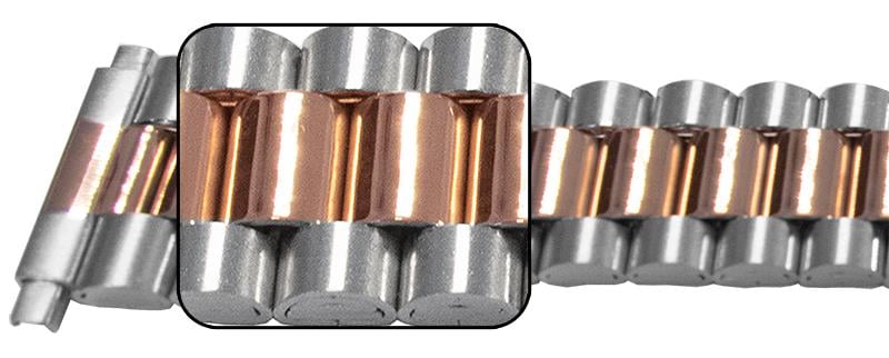 Gents (18/24mm) Spring Ends, 2T Rose