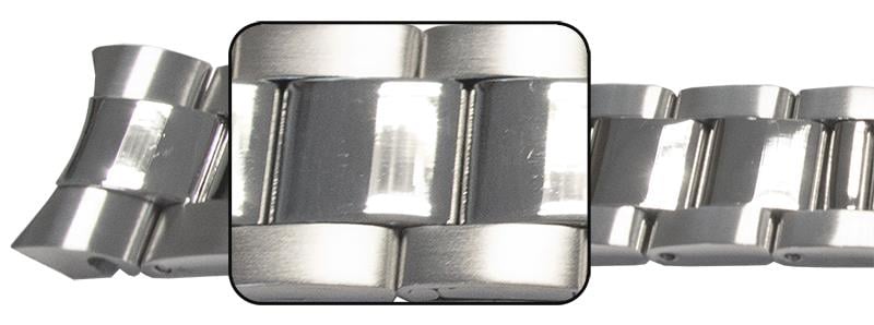 Gents (20mm) Curved Ends, SS, Solid