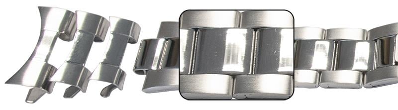 Gents (18&20&22mm*) Curved Ends, SS
