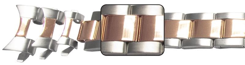 Ladies (12&14&16mm*) Curved Ends, 2T Rose