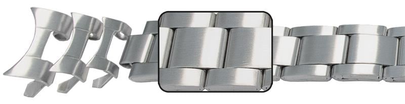 Ladies (12&14&16mm*) Curved Ends, SS