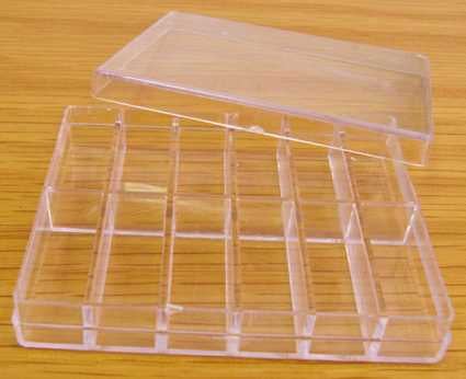 12 Compartments, 80 x 51 x 15mm
