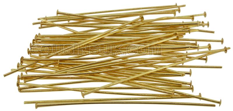 Gold Plated Head Pins