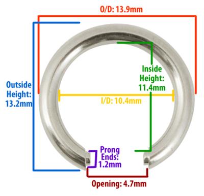 SS, Ø13.90mm