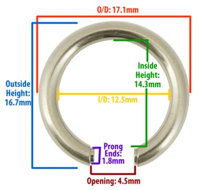 SS, Ø17.10mm