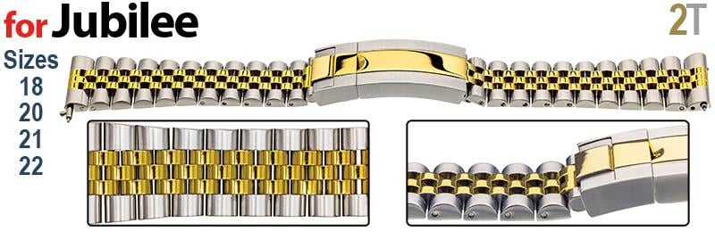 Satin with Mirror Centre Links, 2T Yellow - Solid Links (Heavy 65g)