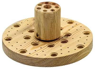 Tool Stand, Wooden (Pliers, Cutters, Burrs) Rotating
