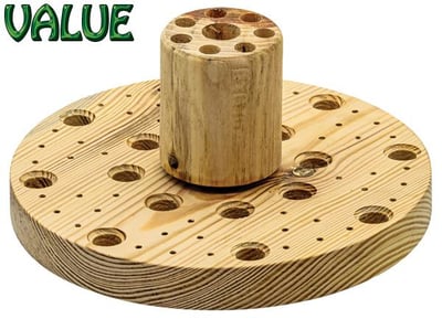 Tool Stand, Wooden (Pliers, Cutters, Burrs) Rotating
