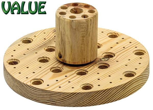 Tool Stand, Wooden (Pliers, Cutters, Burrs) Rotating