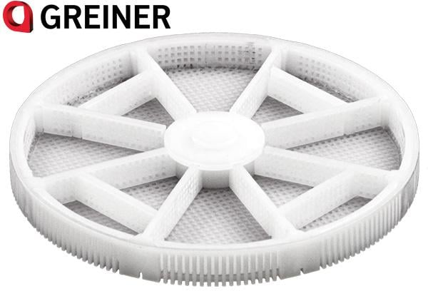 Tray (12 Sections) Ø80mm, Greiner 15898, Plastic, Double Wall