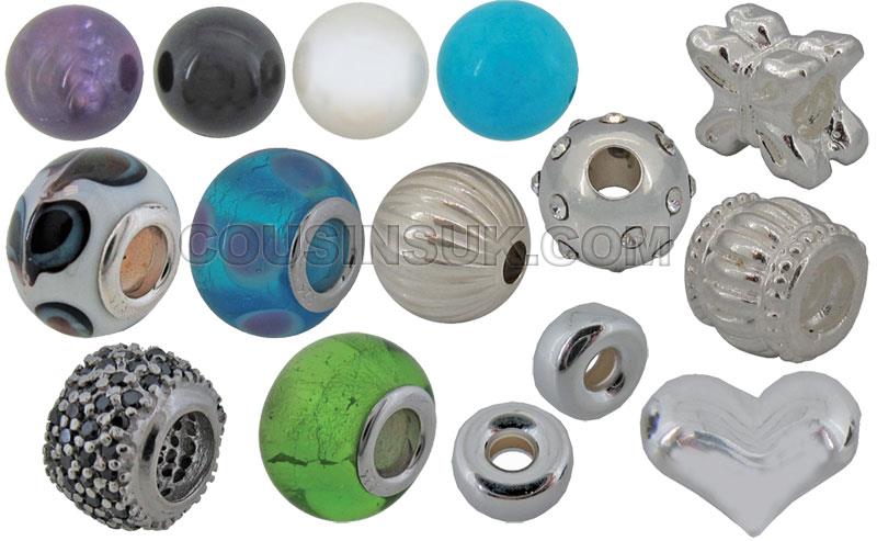 Beads, Balls (Including Pandora Style) & Head Pins