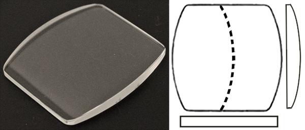 27.80mm x 24.80mm (H2.80mm x T1.60mm) Casio BEM 300