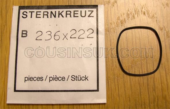 Bale Shaped (O-Ring), 23.60 x 22.20 x 0.80mm Gasket