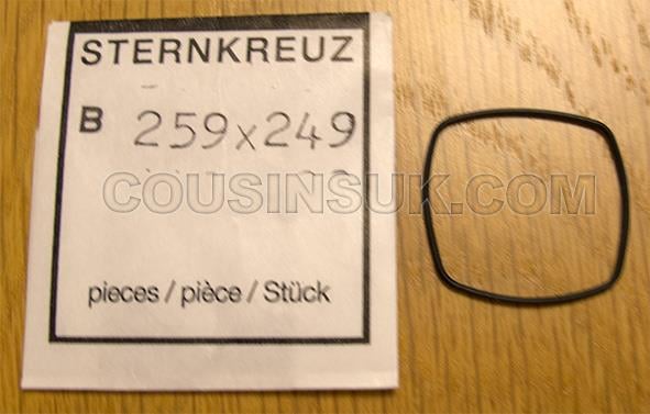 Bale Shaped (O-Ring), 25.90 x 24.90 x 0.90mm Gasket