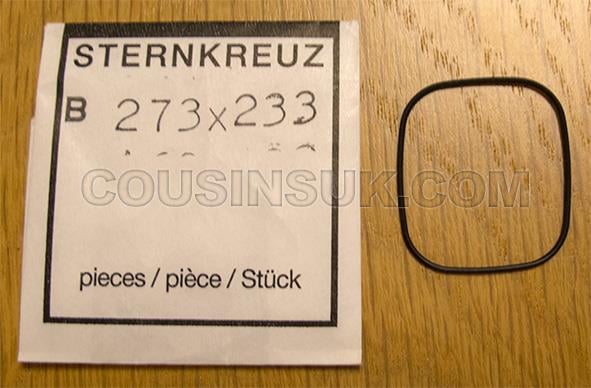 Bale Shaped (O-Ring), 27.30 x 23.30 x 0.80mm Gasket