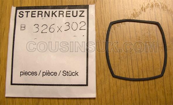 Bale Shaped (Flat), 32.60 x 30.20 x 0.90mm Gasket