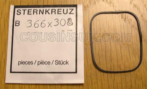 Bale Shaped (Flat), 36.60 x 30.80 x 1.00mm Gasket