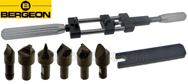 Straight Double Arm, up to Ø54mm, Bergeon (Polygonal)