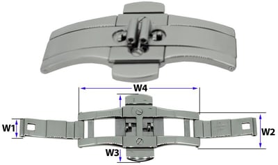 Butterfly, Spring Release (Additional Sizes), Stainless Steel
