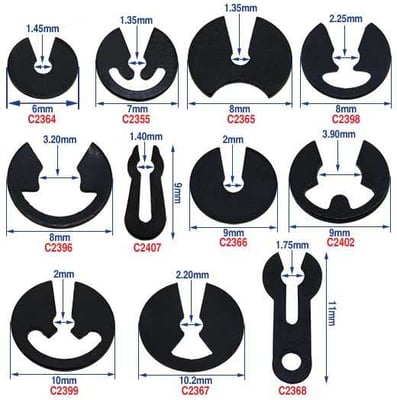 C Clip Retaining Springs