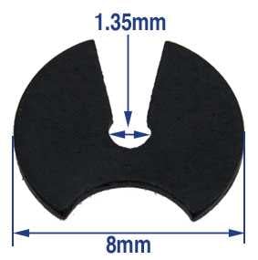 Ø1.35mm (8 x 1.35mm) C-Clip Click Spring